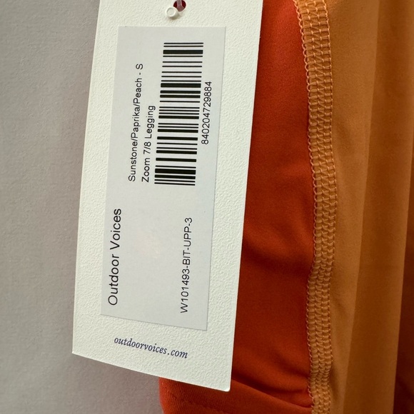 Outdoor Voices Sunstone 7/8 Leggings Paprika/Peach - Picture 3 of 7